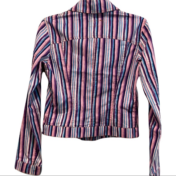 Authentic Dolce Gabanna Striped zip front jacket - Picture 2 of 9